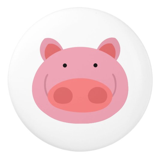 豚 セラミックノブ (正面)