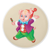 豚 セラミックノブ (正面)