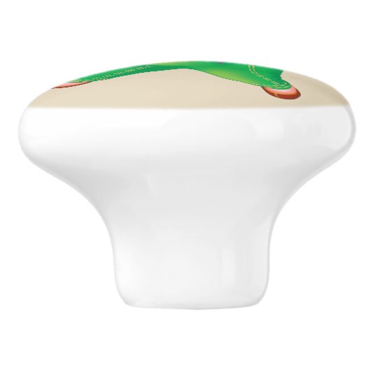 豚 セラミックノブ (側面)