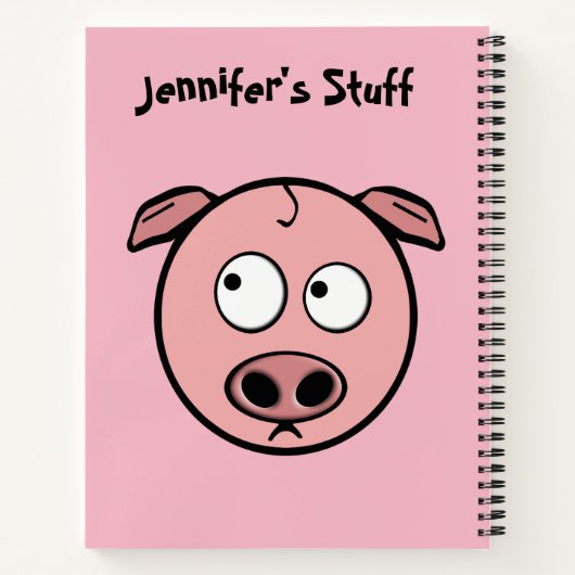 豚 ノートブック (裏面)