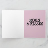 豚 ハート ラブ カード (内部)