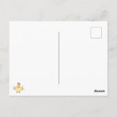 豚 バア クック モー 子どもの誕生日招待状 ポストカード (裏面)