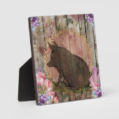 豚 フォトプラーク (正面)