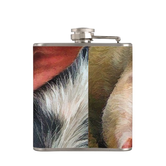 豚 フラスク (裏面)