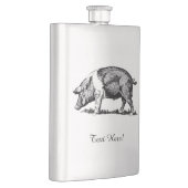 豚 フラスク (右)