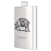 豚 フラスク (左)