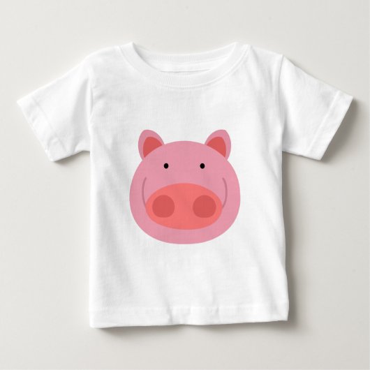 豚 ベビーTシャツ (正面)