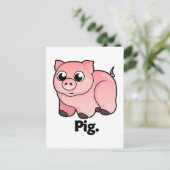 豚。 ポストカード (スタンド正面)