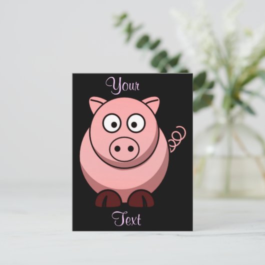 豚 ポストカード (スタンド正面)