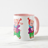 豚 マグカップ (正面右)