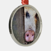 豚 メタルオーナメント (右)