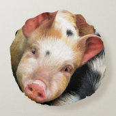 豚 ラウンドクッション (裏面)