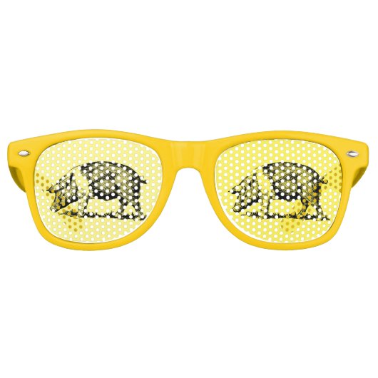 豚 レトロサングラス (正面)