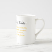 豚 – 中国の〔占星術の〕十二宮図 ボーンチャイナマグカップ (右)