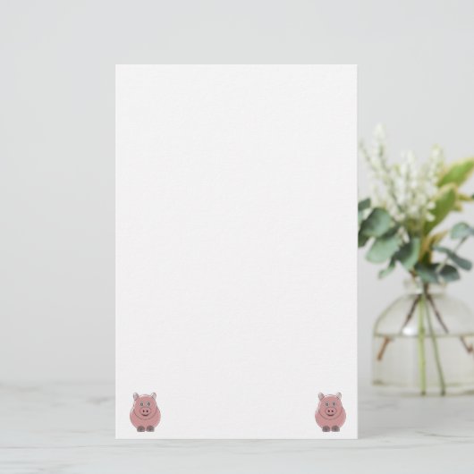 豚 便箋 (スタンド正面)