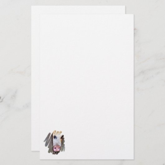 豚 便箋 (正面/裏面)