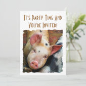 豚 招待状 (スタンド正面)