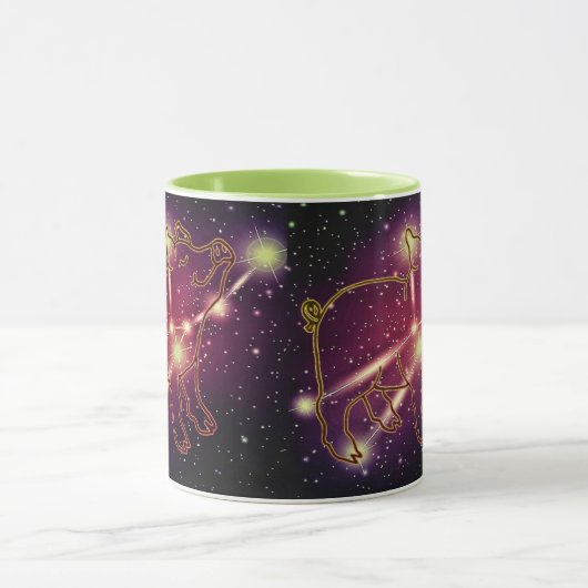 豚《星座》乙女座 マグカップ (中央)