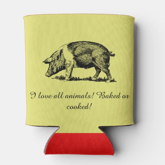 豚 缶クーラー (裏面)