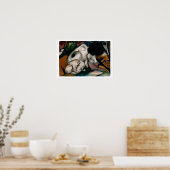 豚， c.1912 (キャンバス上の油) ポスター (キッチン)