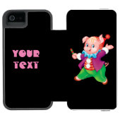 豚 INCIPIO iPhoneウォレットケース (フォリオ Open)