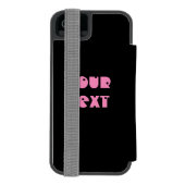 豚 INCIPIO iPhoneウォレットケース (フォリオ裏面)