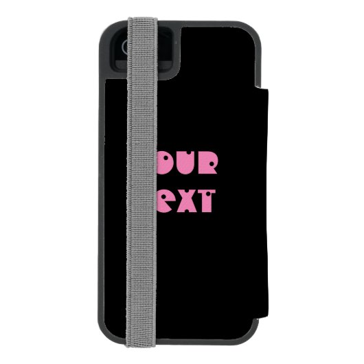 豚 INCIPIO iPhoneウォレットケース (フォリオ裏面)