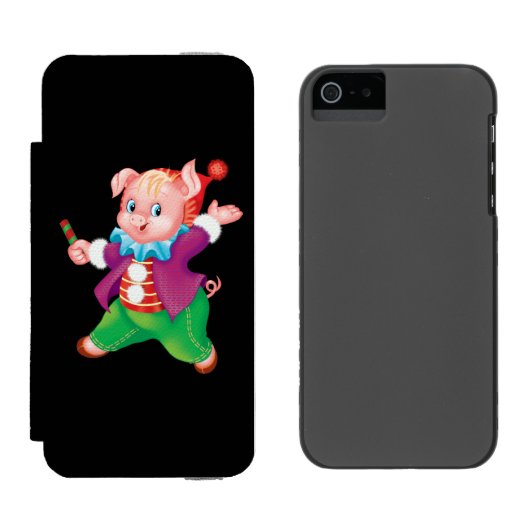 豚 INCIPIO iPhoneウォレットケース (並列)