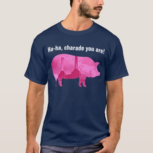 豚 Tシャツ (正面)