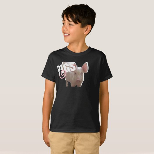 豚 Tシャツ (正面フル)