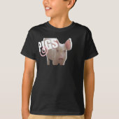 豚 Tシャツ (正面)