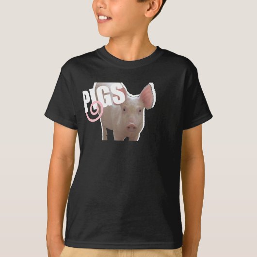 豚 Tシャツ (正面)
