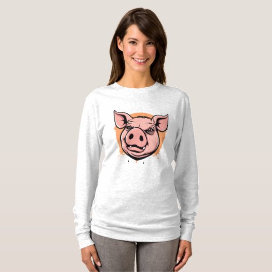 豚 Tシャツ (正面フル)