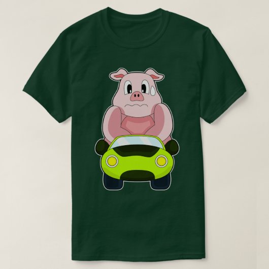 豚 Tシャツ (デザイン正面)