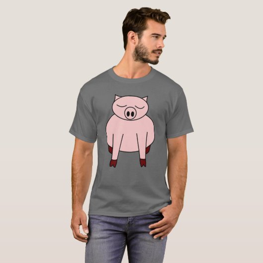 豚 Tシャツ (正面フル)