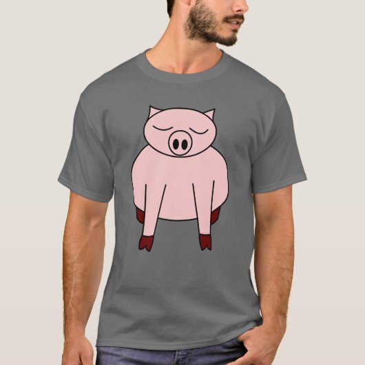 豚 Tシャツ (正面)