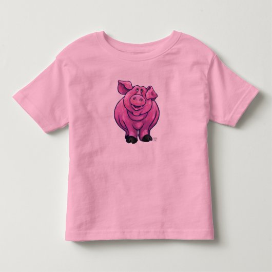 豚Tシャツ トドラーTシャツ (正面)