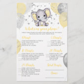 象あなたの電話に何が赤ちゃんシャワーゲーム (正面)