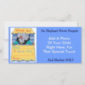 象ありがとう サンキューカード (正面)