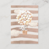 象おむつラッフルチケットエンクロージャカード エンクロージャーカード (裏面)