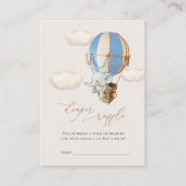 象おむつラッフルチケットエンクロージャカード エンクロージャーカード (正面)