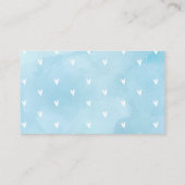 象おむつラッフル囲いカード エンクロージャーカード (裏面)