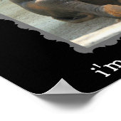 象おもしろいのハンプの日のポスター(hrmph!!) ポスター (角)