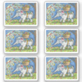 象おもしろいの吹紅葉 シール (正面)