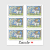 象おもしろいの吹紅葉 シール (シート)