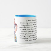 象おもしろいアドバイス マグカップ (中央)