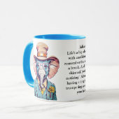 象おもしろいアドバイス マグカップ (正面左)