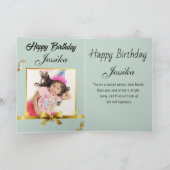 象おもしろいハッピーバースデーカード カード (内部)