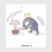 象おもしろい製カスタムビニールのシール シール (シート)