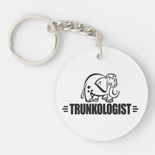 象おもしろい象 キーホルダー (正面)